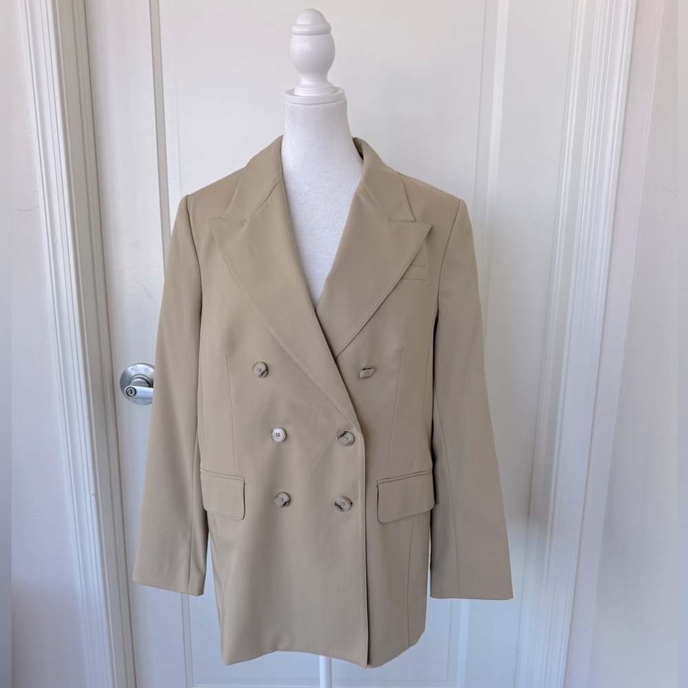 Banana Republic Vasto Relaxed Italian Women’s Wool Suit Jacket Size 12